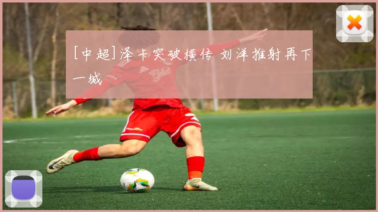 [中超]泽卡突破横传 刘洋推射再下一城