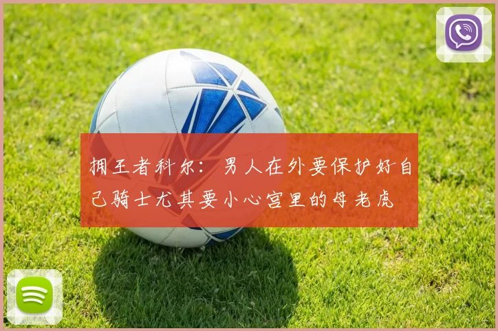 拥王者科尔：男人在外要保护好自己骑士尤其要小心宫里的母老虎
